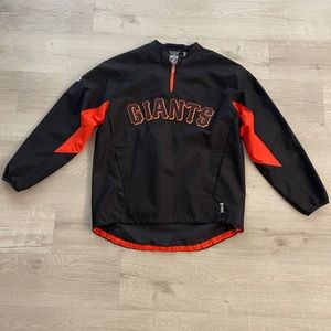 San Francisco Giants Majestic Cool Base Quarterzip size Medium